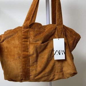 Zara corduroy bag